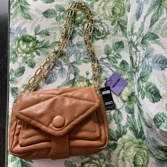 House of Want Women's H.O.W. We Are Splendid  Shoulder Crossbody  Bag, Toffee NW - Picture 1 of 10